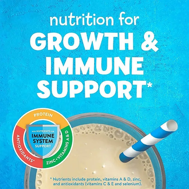 PediaSure Grow and Gain Nutritional Shake with Fiber for Kids, Vanilla, 8 fl. oz., 24 pk. 3