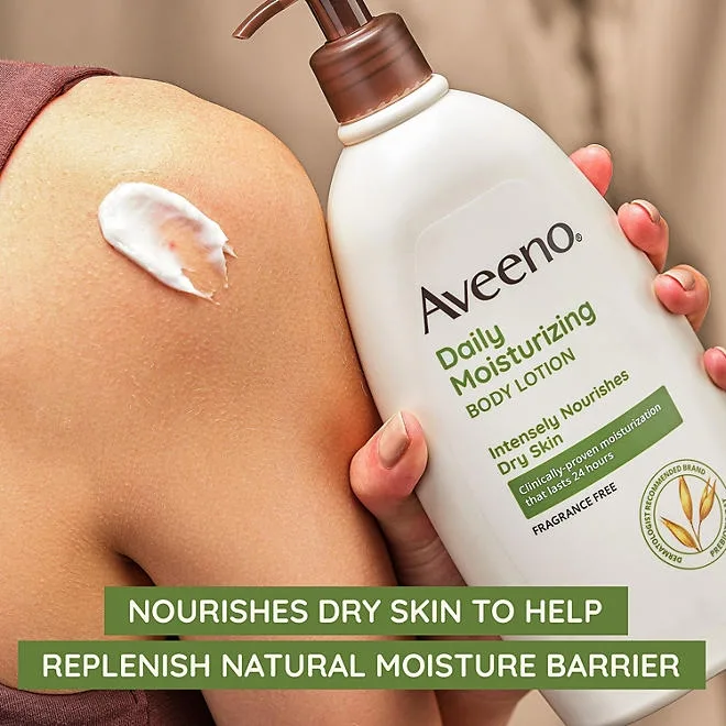 Aveeno Daily Moisturizing Body Lotion Set 3