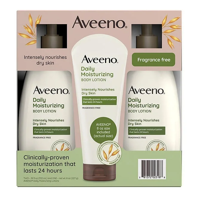 Aveeno Daily Moisturizing Body Lotion Set 2