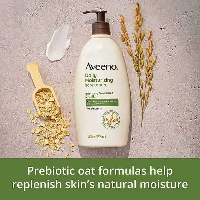 Aveeno Daily Moisturizing Body Lotion Set 4
