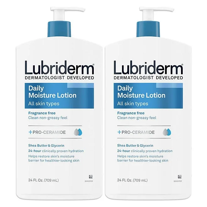 Lubriderm Daily Moisture Body Lotion, 24 fl. oz., 2 pk. 2