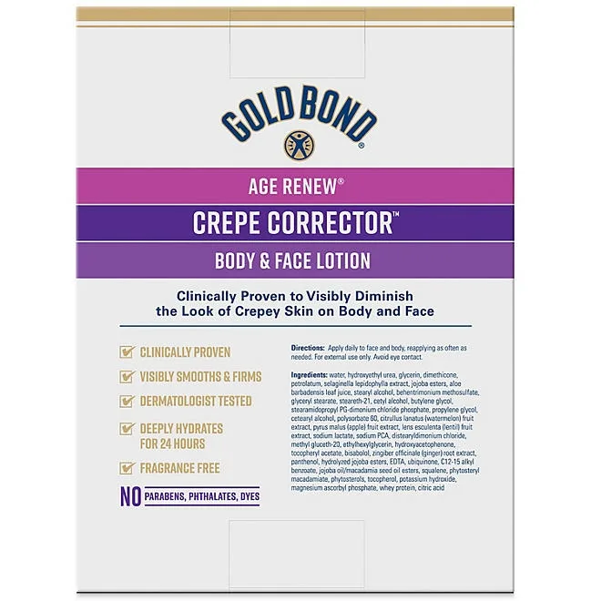 Gold Bond Age Renew Crepe Corrector Lotion, 14 oz., 2 pk. 3