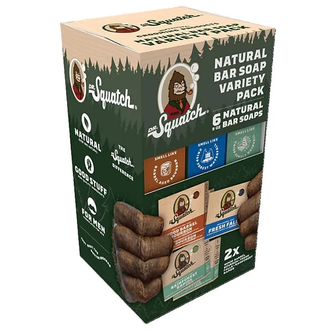 Dr. Squatch Natural Bar Soap, Variety Pack, 5 oz., 6 ct. 4