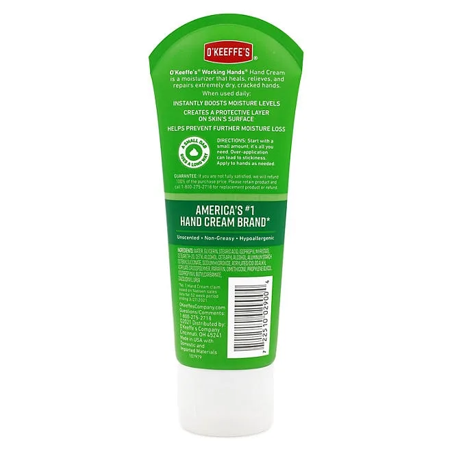 O'Keeffe's Working Hands Hand Cream, 3 oz., 3 pk. 4