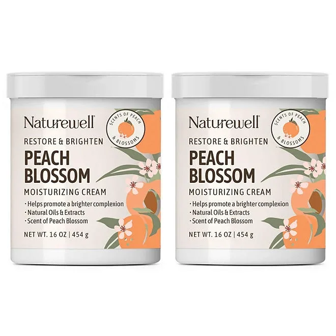NatureWell Peach Blossom Moisturizing Cream, 16 oz., 2 pk. 2
