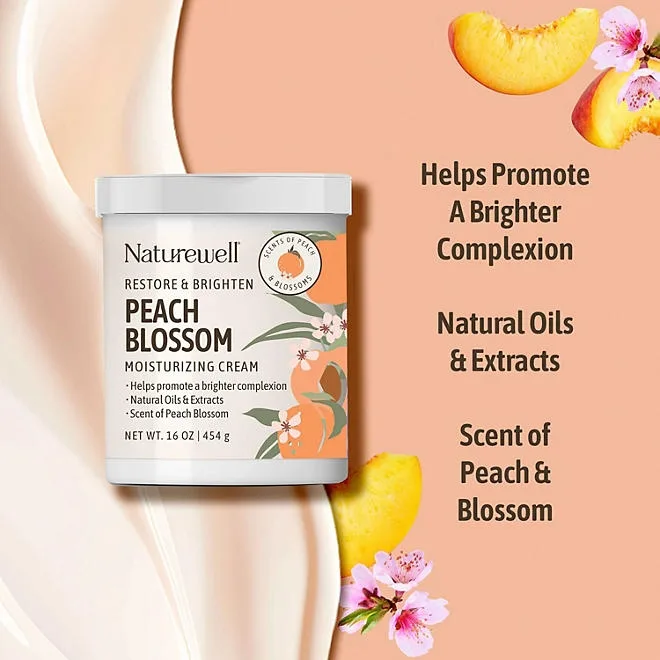 NatureWell Peach Blossom Moisturizing Cream, 16 oz., 2 pk. 5