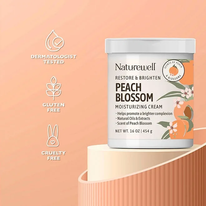 NatureWell Peach Blossom Moisturizing Cream, 16 oz., 2 pk. 4
