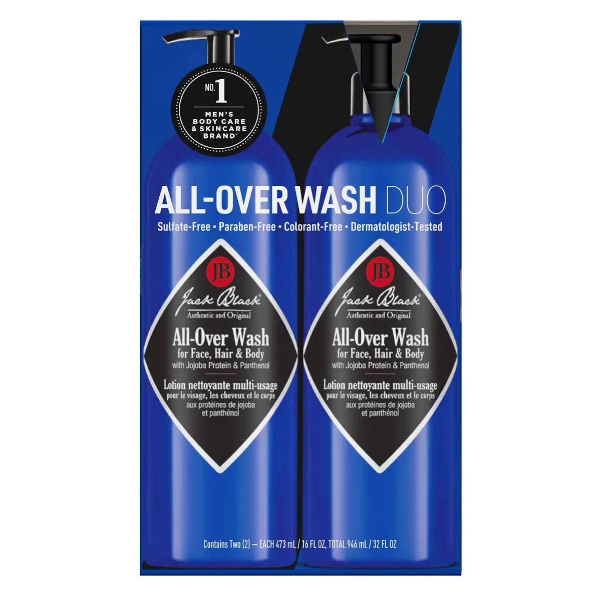 Jack Black All-Over Body Wash Duo, 16 fl. oz., 2 pk.