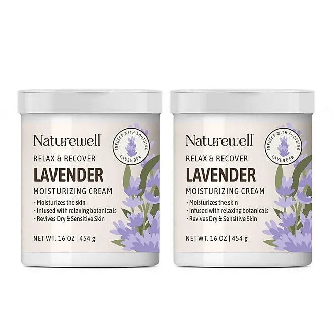 NatureWell Lavender Moisturizing Cream, 16 oz., 2 pk. 2
