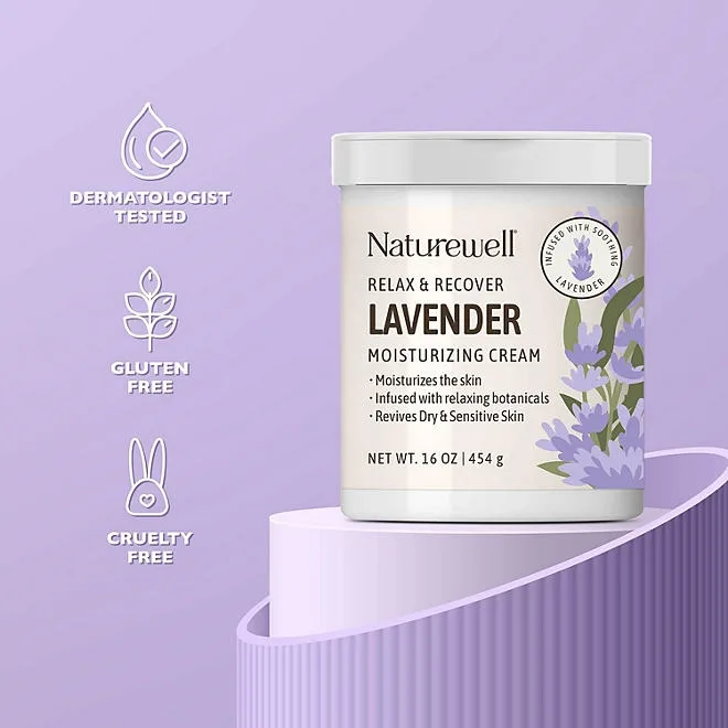 NatureWell Lavender Moisturizing Cream, 16 oz., 2 pk. 5
