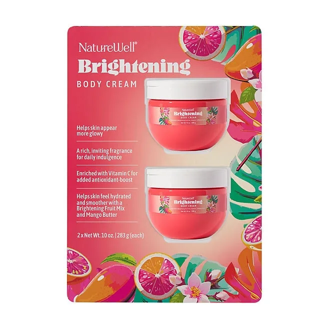 NatureWell Brightening Body Cream, 10 oz., 2 pk. 2