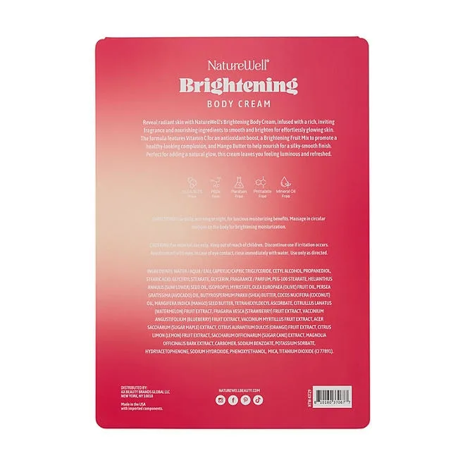 NatureWell Brightening Body Cream, 10 oz., 2 pk. 5
