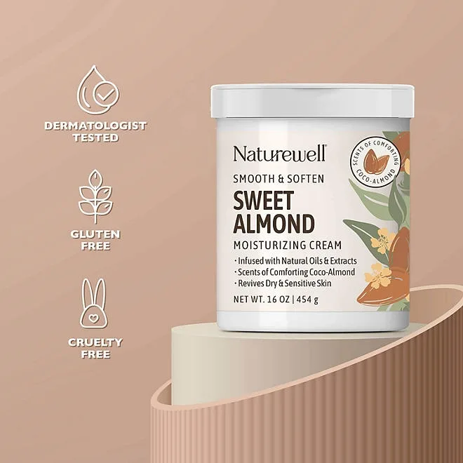NatureWell Sweet Almond Moisturizing Cream, 16 oz., 2 pk. 5