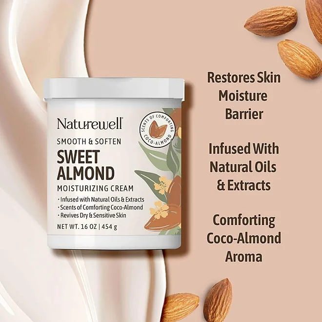 NatureWell Sweet Almond Moisturizing Cream, 16 oz., 2 pk. 4