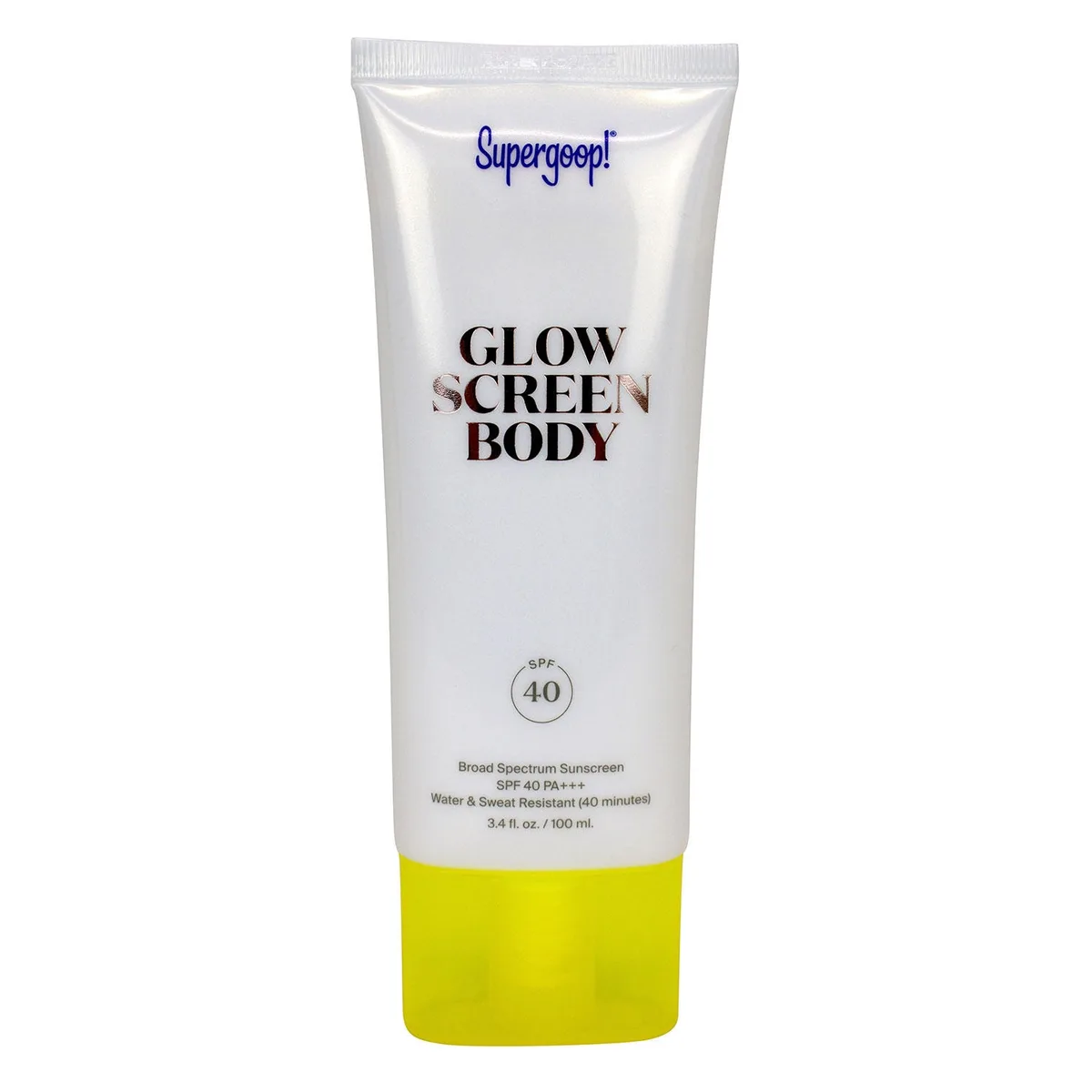 Supergoop Glowscreen Body, SPF 40, 3.4 oz.