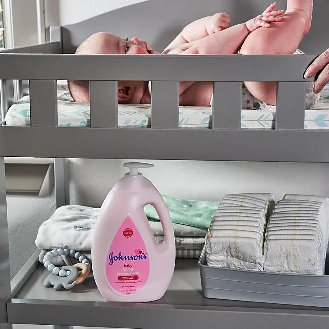 Johnson's Moisturizing Pink Baby Lotion with Coconut Oil, 33.8 fl. oz. 4