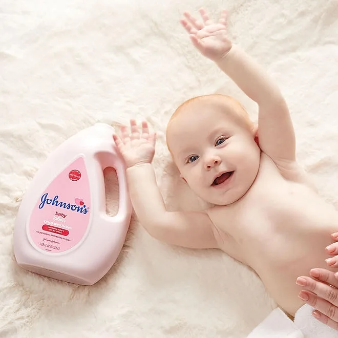 Johnson's Moisturizing Pink Baby Lotion with Coconut Oil, 33.8 fl. oz. 5