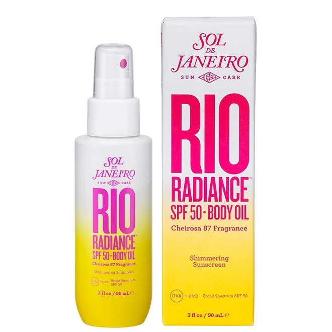 Sol De Janeiro Rio Radiance, SPF 50, Body Oil, 3 oz. 3