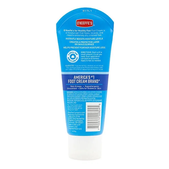 O'Keeffe's Healthy Feet and Healthy Feet Night Treatment, 3 oz., 3 pk. 4