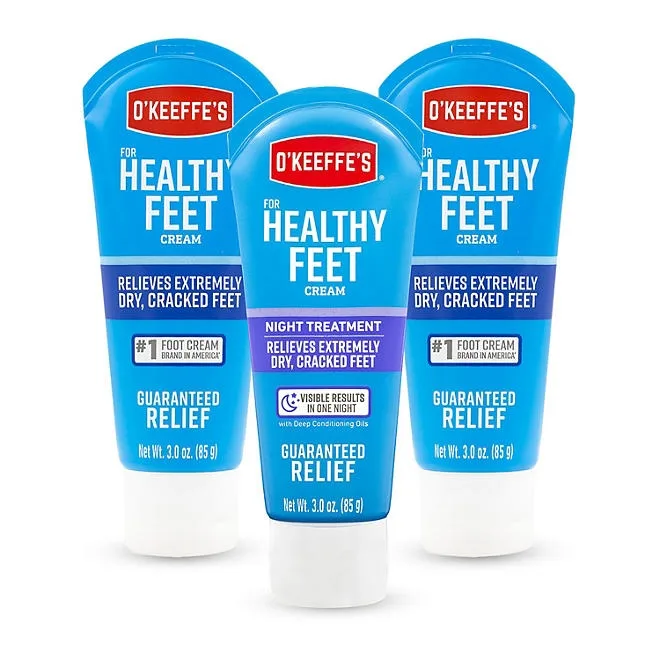 O'Keeffe's Healthy Feet and Healthy Feet Night Treatment, 3 oz., 3 pk. 2