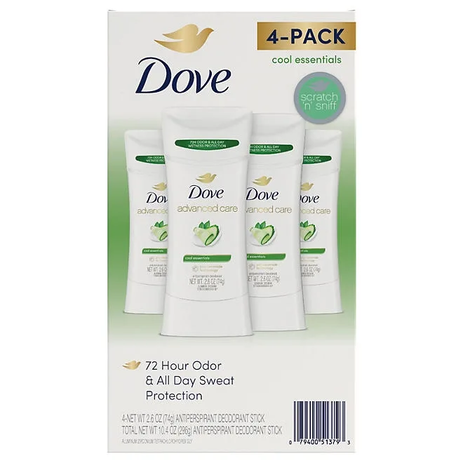 Dove Advanced Care Antiperspirant Deodorant, 2.6 oz., 4 pk. 2