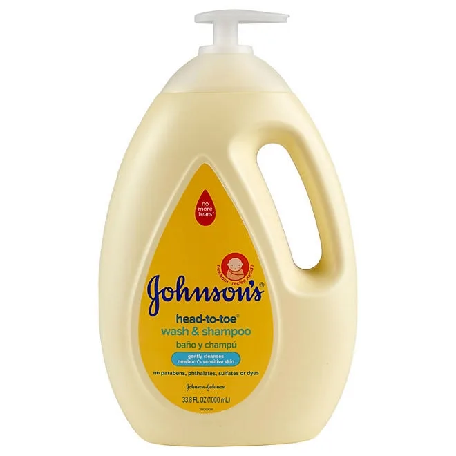 Johnson's Head-To-Toe Wash & Shampoo, 33.8 fl. oz. 2