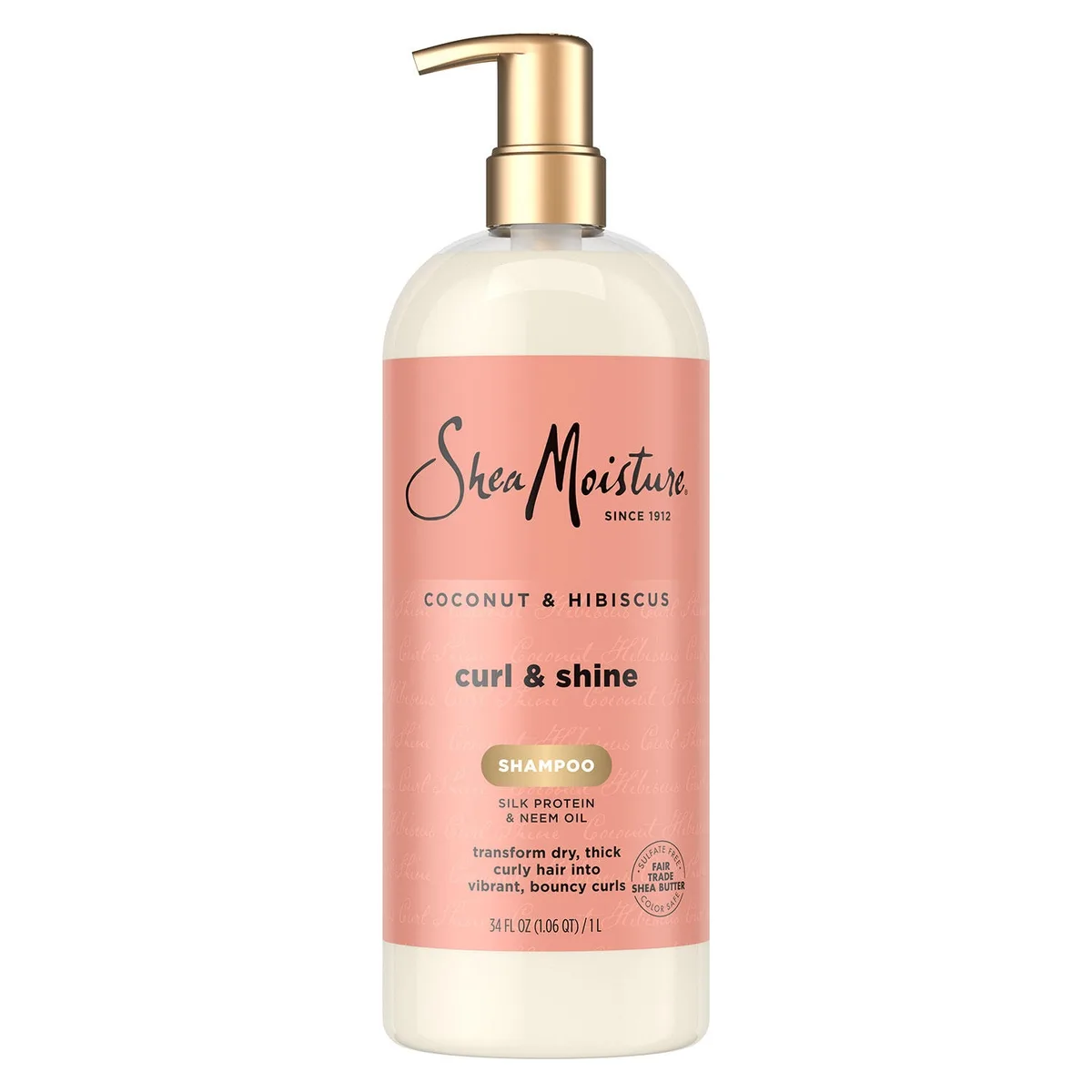 Shea Moisture Coconut Hibiscus Shampoo, 34 fl. oz.