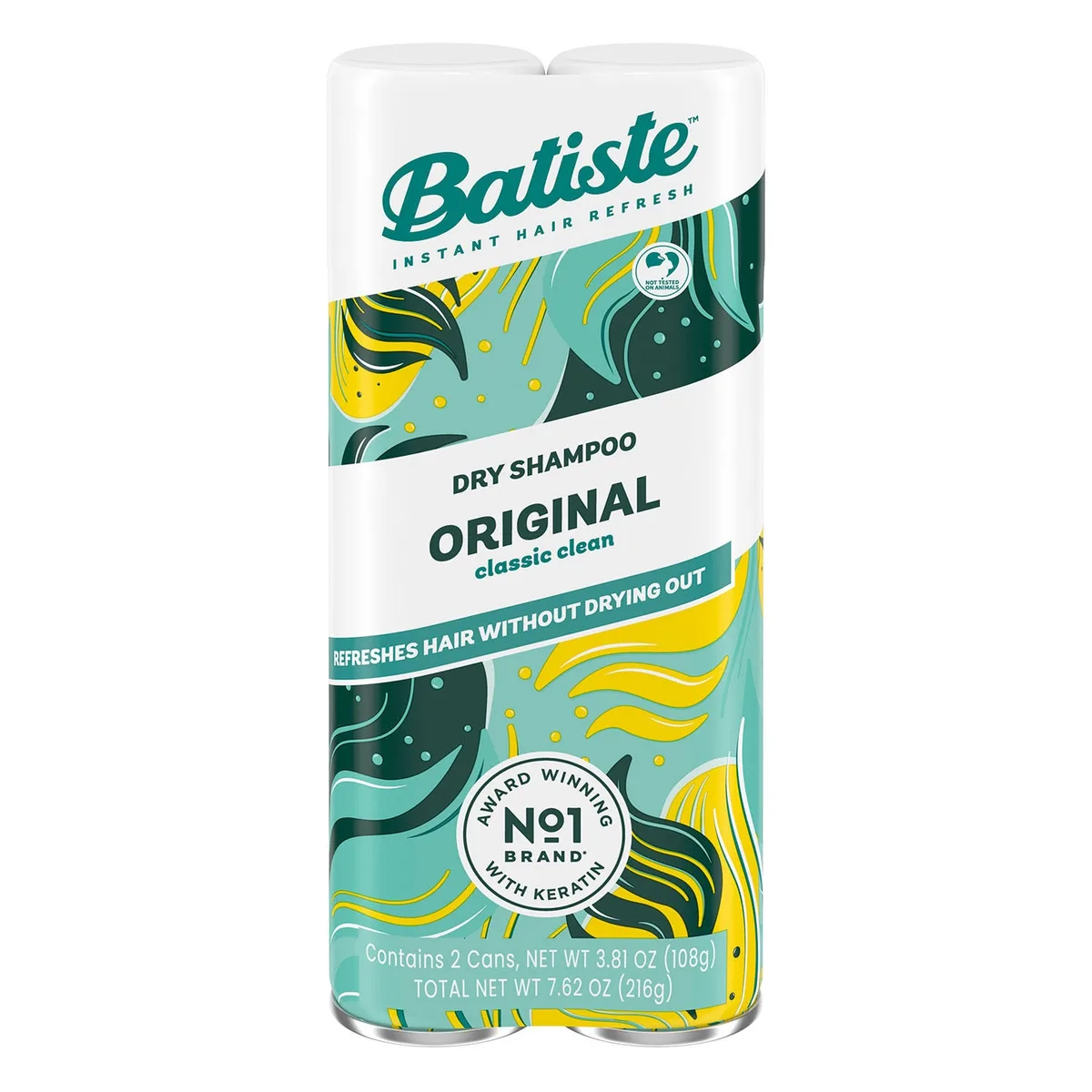 Batiste Original Dry Shampoo, 3.81 oz., 2 pk.
