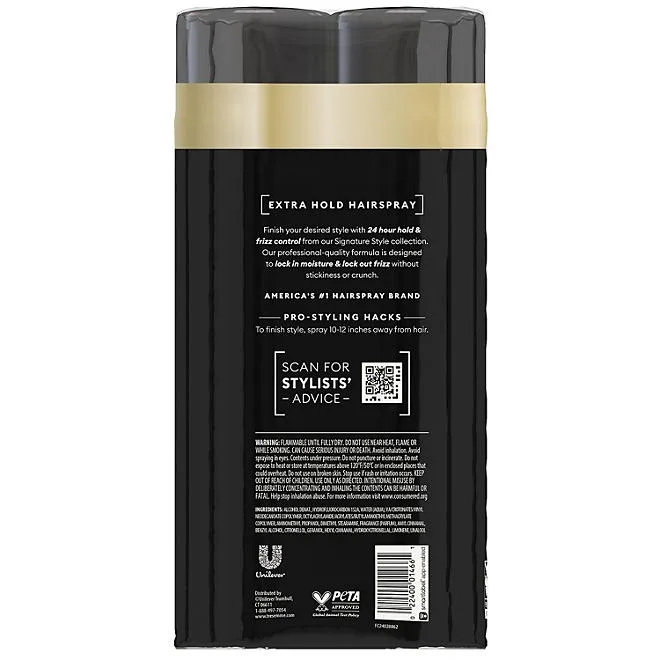 TRESemmé Extra Hold Hair Spray, 14.6 oz., 2 ct. 3