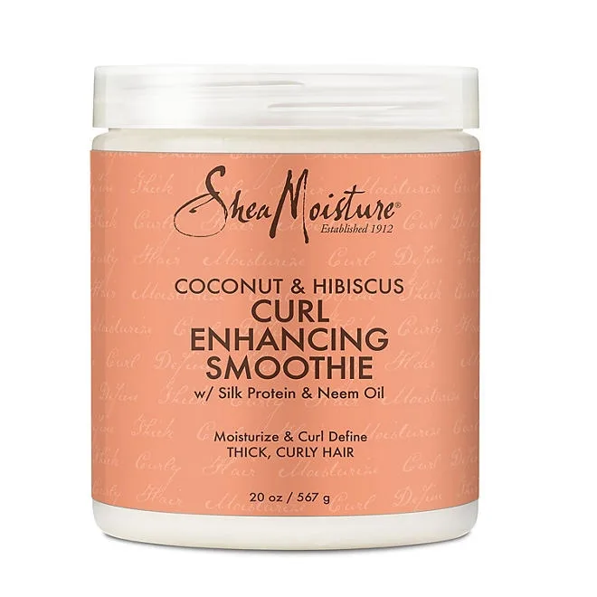 Shea Moisture Curl Enhancing Smoothie Hair Cream, Coconut and Hibiscus, 20 oz. 2