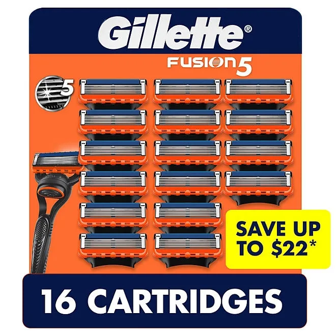 Gillette Fusion5 Men's Razor Cartridges, 16 ct. 2