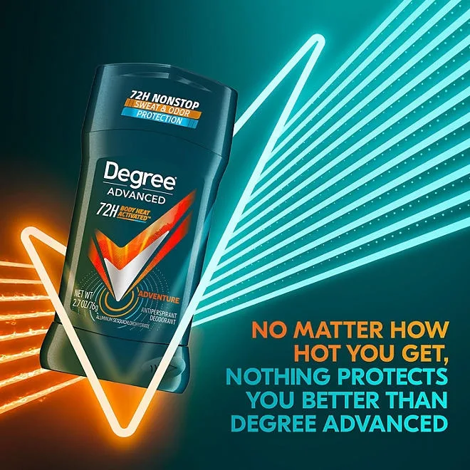 Degree for Men Advanced Protection Antiperspirant, Adventure, 2.7 oz., 5 pk. 5