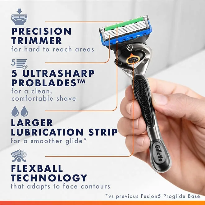 Gillette Fusion5 ProGlide Men's Razor, 1 Handle + 13 Cartridges 3