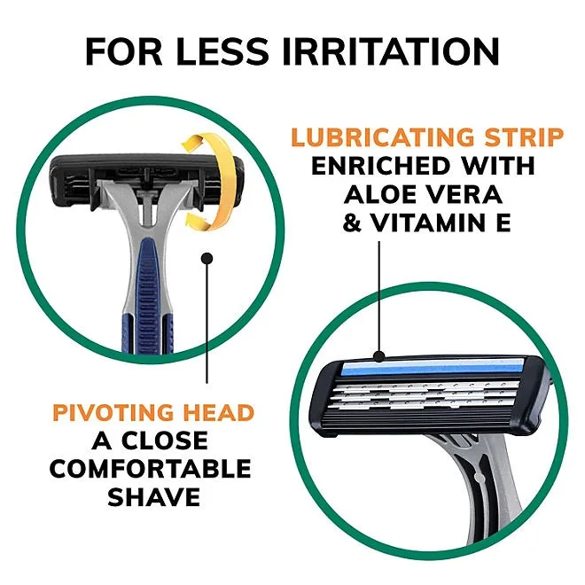 BIC Sensitive 3 Disposable Razors for Men, 3 Blade, 21 ct. 4