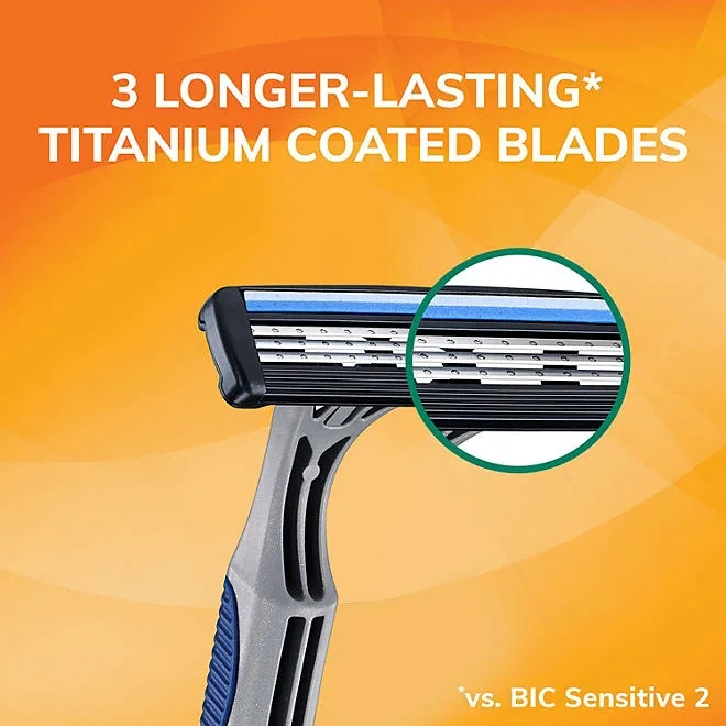 BIC Sensitive 3 Disposable Razors for Men, 3 Blade, 21 ct. 5