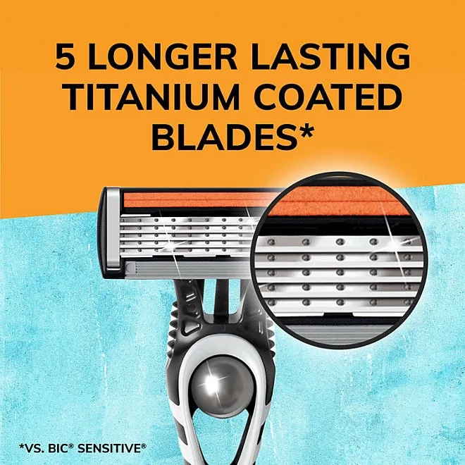 BIC Flex 5 Titanium-Coated Disposable Razor, 5 Blades, 9 ct. 4