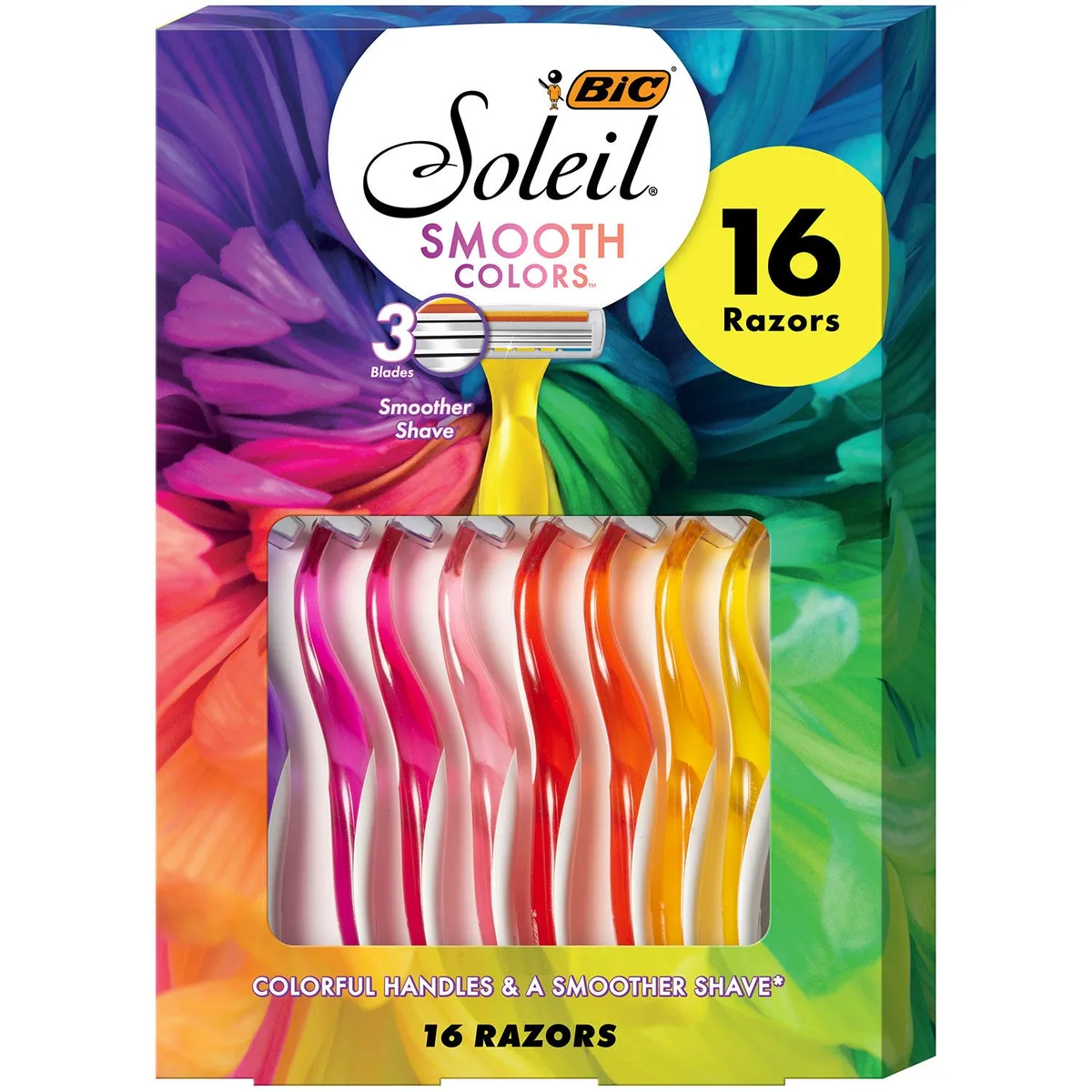 BIC Soleil Color Collection Women's Razors, 3 Blade, 16 ct.