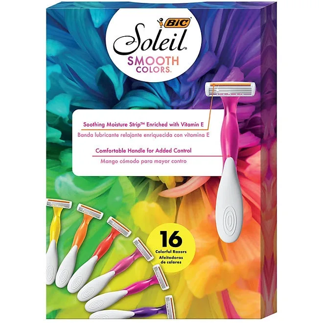 BIC Soleil Color Collection Women's Razors, 3 Blade, 16 ct. 3