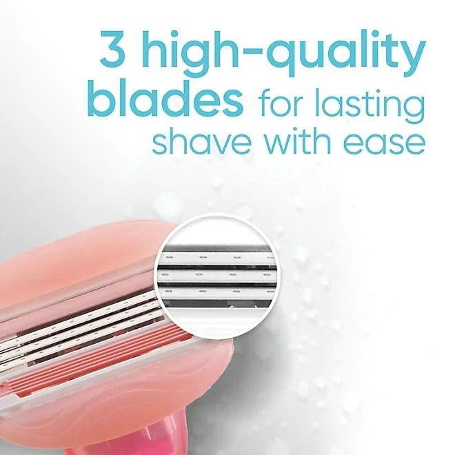 Venus Comfortglide Women's Razor Handle + 12 Cartridges, White Tea 4