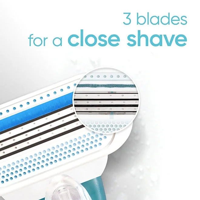 Venus Original Smooth Women's Razor, 3 Blade, Handle + 16 Cartridges 3