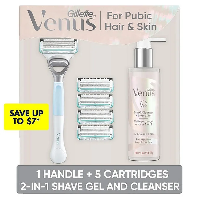 Gillette Venus for Pubic Hair and Skin Shaving Set 2