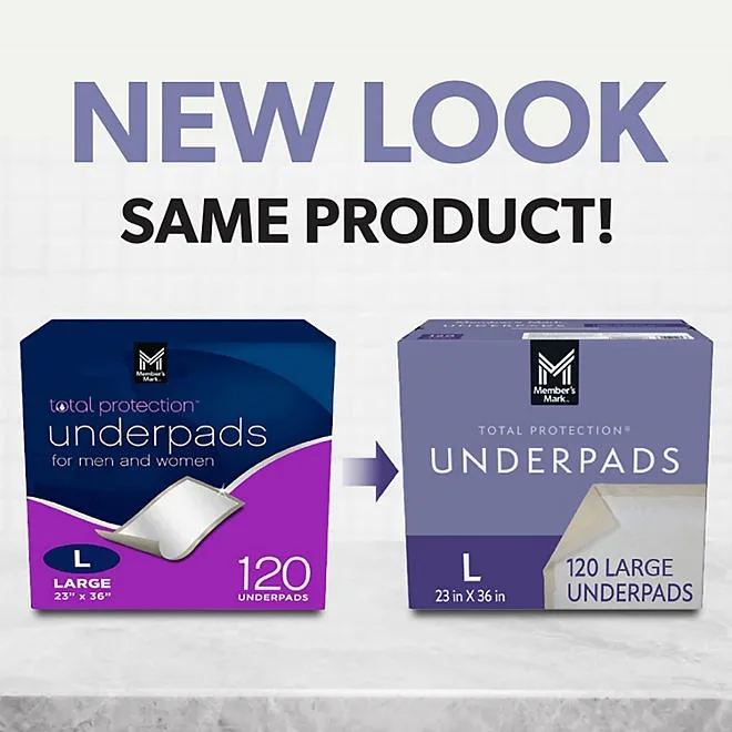 Member's Mark Total Protection Underpads Large, 120 ct. 3