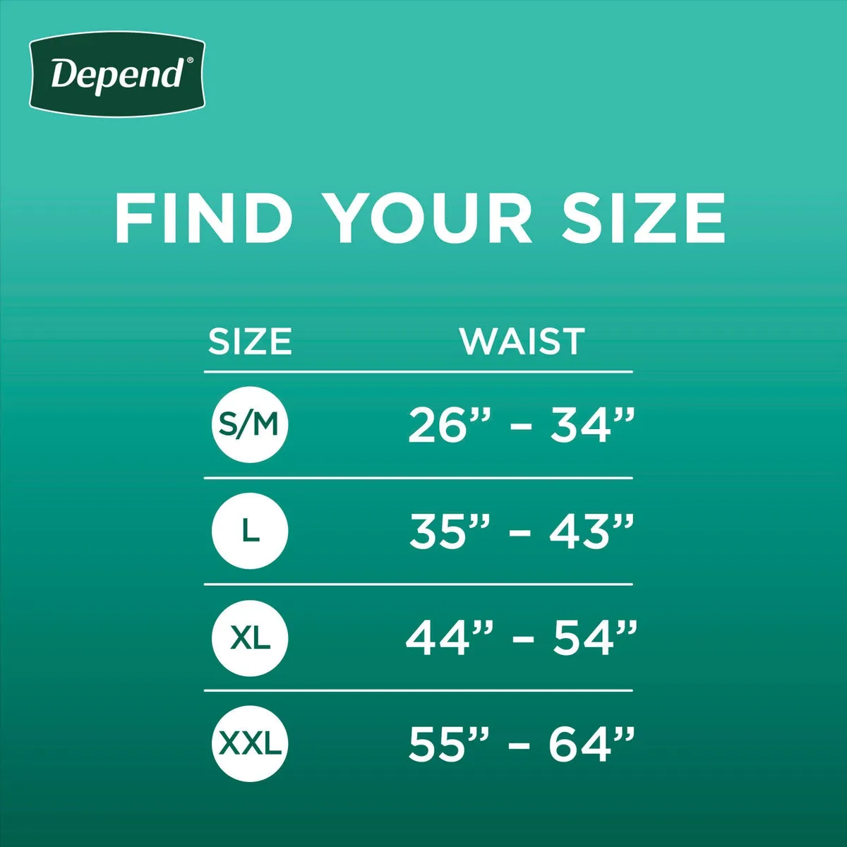 Depend Fresh Protection Incontinence Underwear for Men - Choose Your Size 2