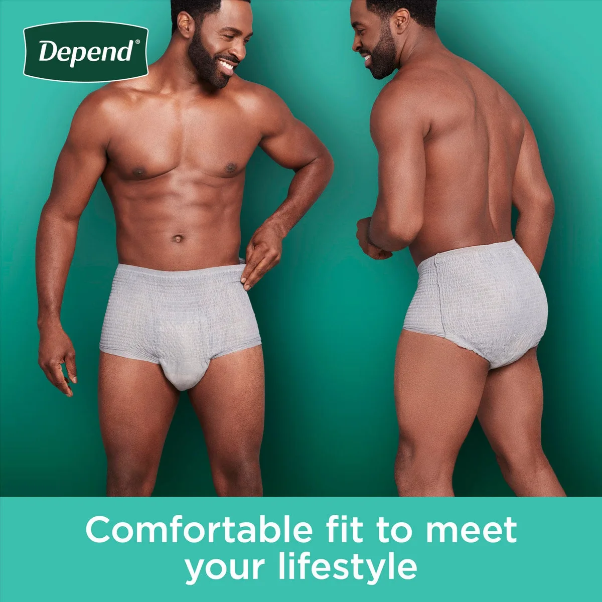 Depend Fresh Protection Incontinence Underwear for Men - Choose Your Size 4