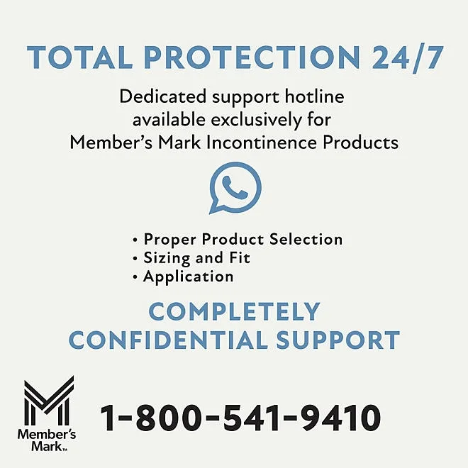 Member's Mark Total Protection Incontinence Underwear for Men and Women, Size - XXL, 48 ct. 4