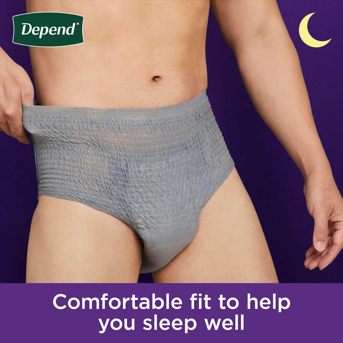 Depend Night Defense Adult Incontinence Underwear for Men - Choose Your Size 5