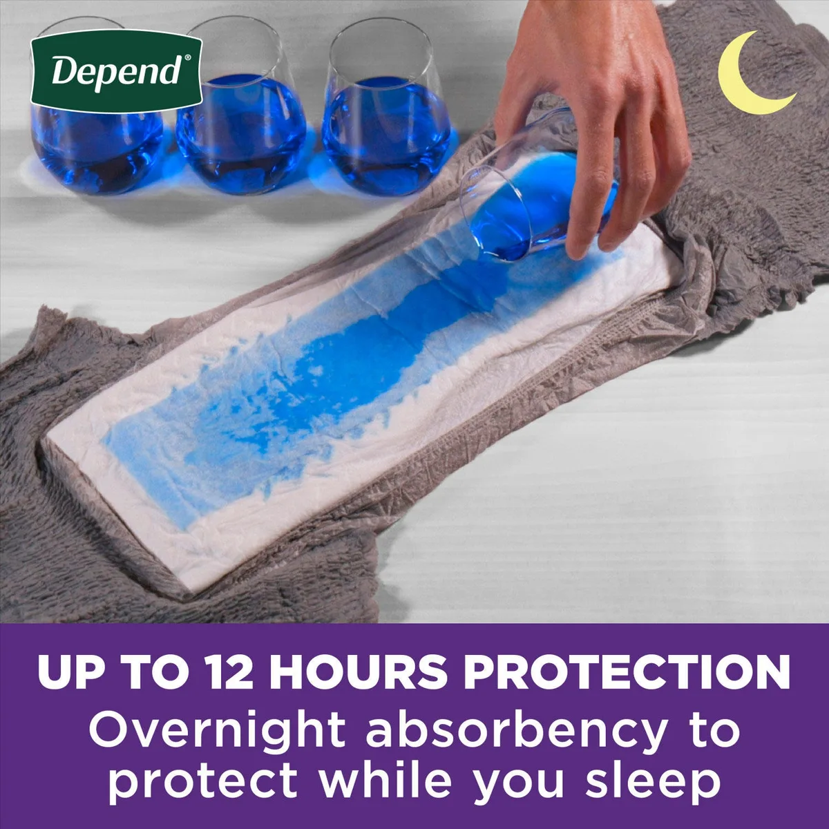 Depend Night Defense Adult Incontinence Underwear for Men - Choose Your Size 4