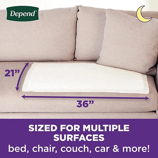 Depend Underpads Disposable Incontinence Bed Pads, 48 ct. 4