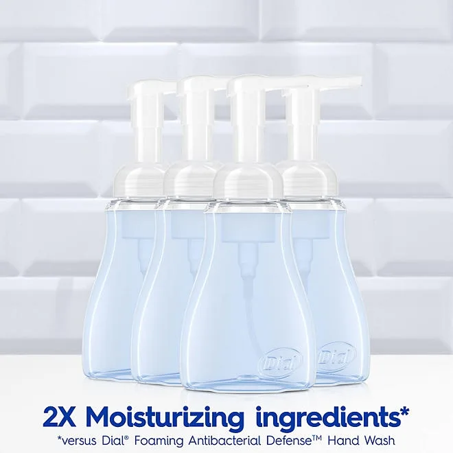 Dial Antibacterial Foaming Hand Soap, Spring Water, 7.5 fl. oz., 4 pk. 5