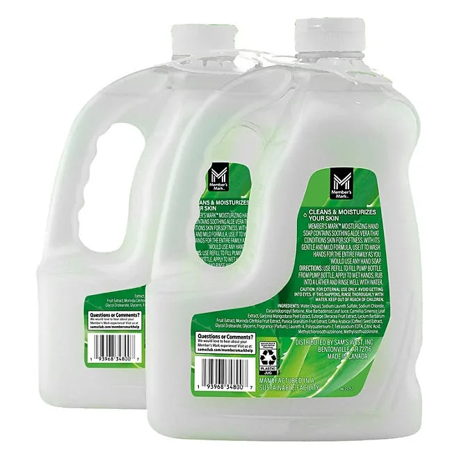 Member's Mark Aloe Vera Moisturizing Hand Soap, 80 fl. oz. 3